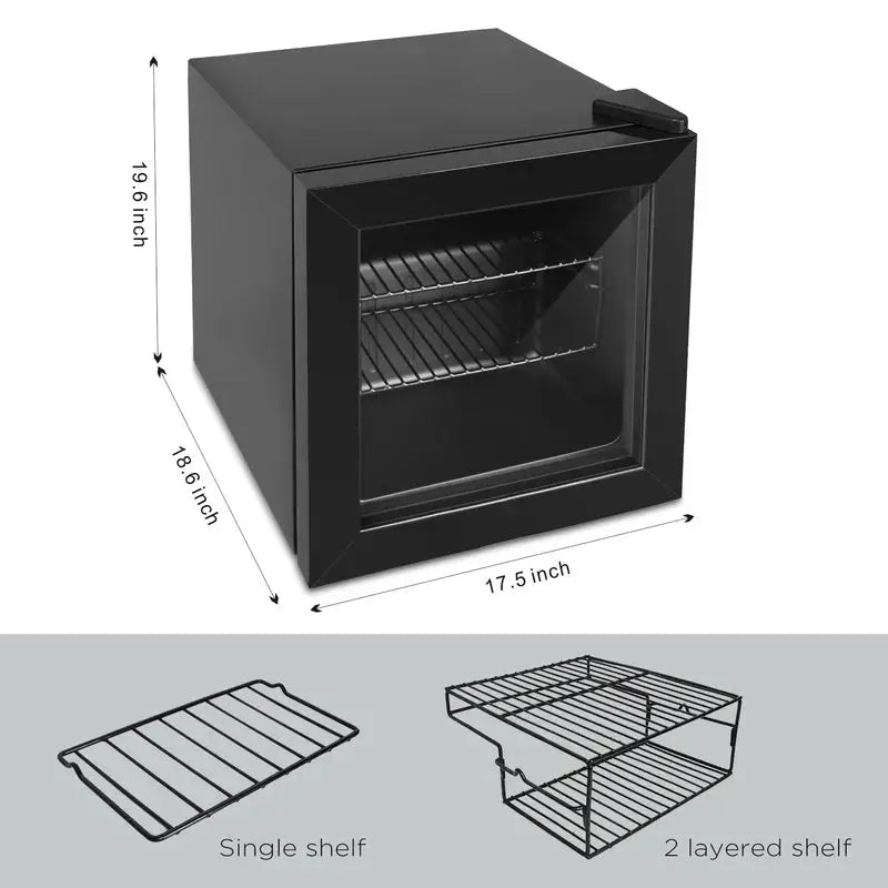 Northair 1.1 Cu Ft Mini Display Freezer with 2 Removable Shelves 7 Temperature Settings | Fridge.com