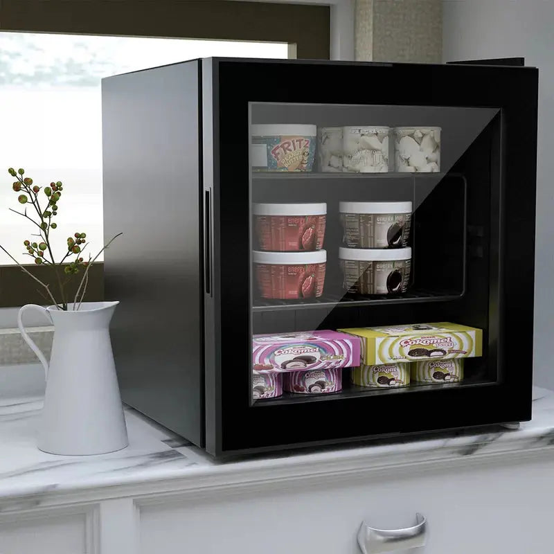 Northair 1.1 Cu Ft Mini Display Freezer with 2 Removable Shelves 7 Temperature Settings | Fridge.com