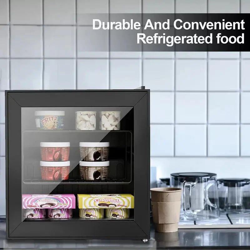 Northair 1.1 Cu Ft Mini Display Freezer with 2 Removable Shelves 7 Temperature Settings | Fridge.com