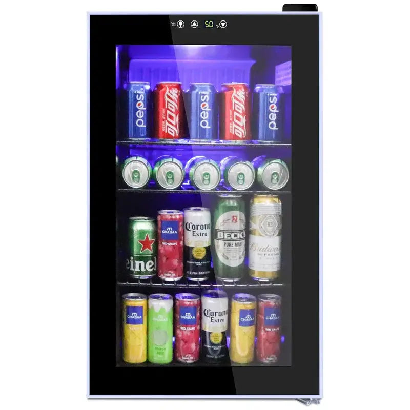 Northair 16.93'' 24 Bottle and 85 Can Single Zone Freestanding Wine & Beverage Refrigerator | Fridge.com