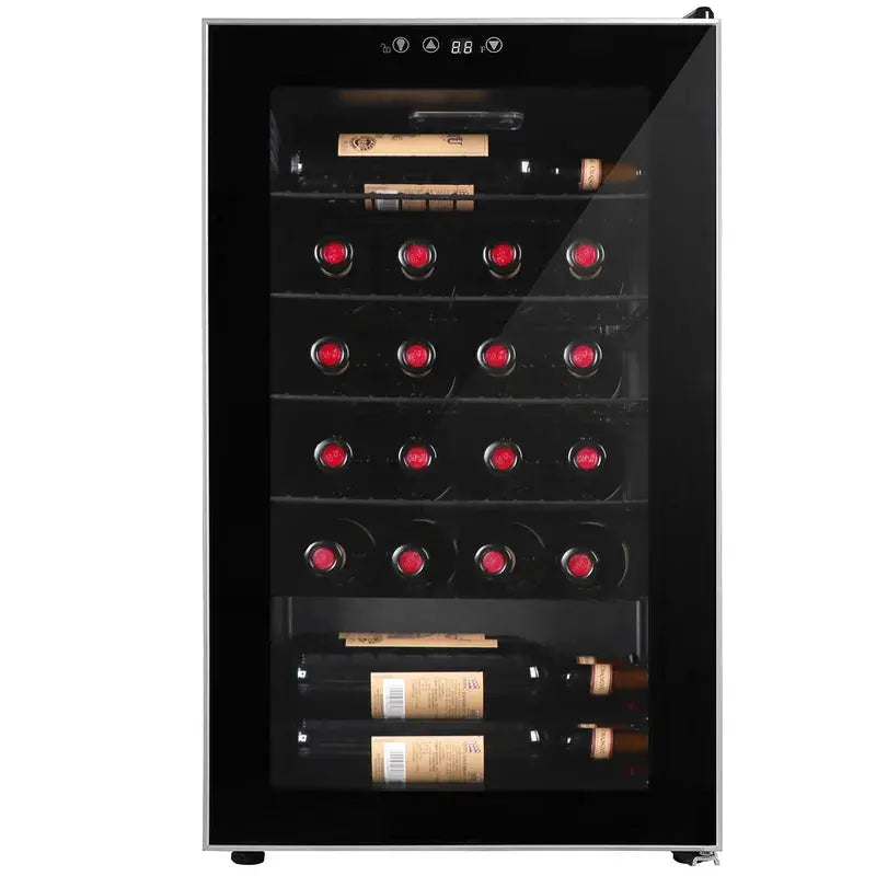 Northair 16.93'' 24 Bottle and 85 Can Single Zone Freestanding Wine & Beverage Refrigerator | Fridge.com