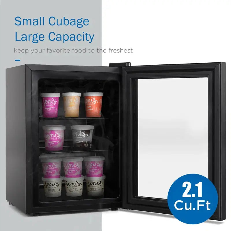 Northair 2.1 Cu Ft Display Freezer with Glass Door for Ice Cream,Liquor | Fridge.com