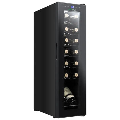 Nutrichef 14 Bottle Single Zone Freestanding Wine Refrigerator | Fridge.com