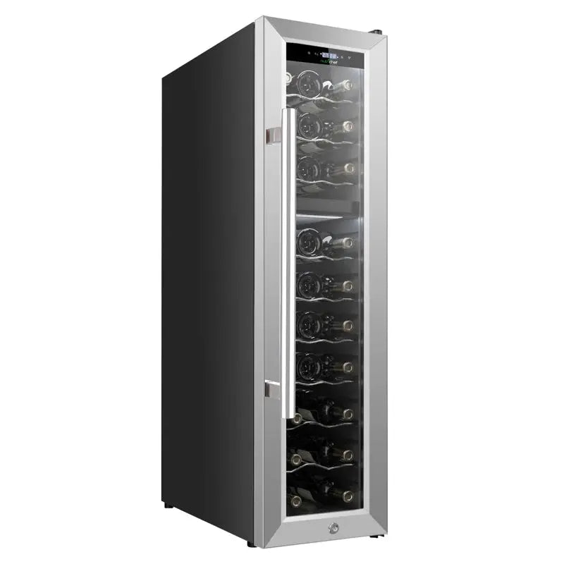 Nutrichef 27 Bottle Dual Zone Freestanding Wine Refrigerator | Fridge.com