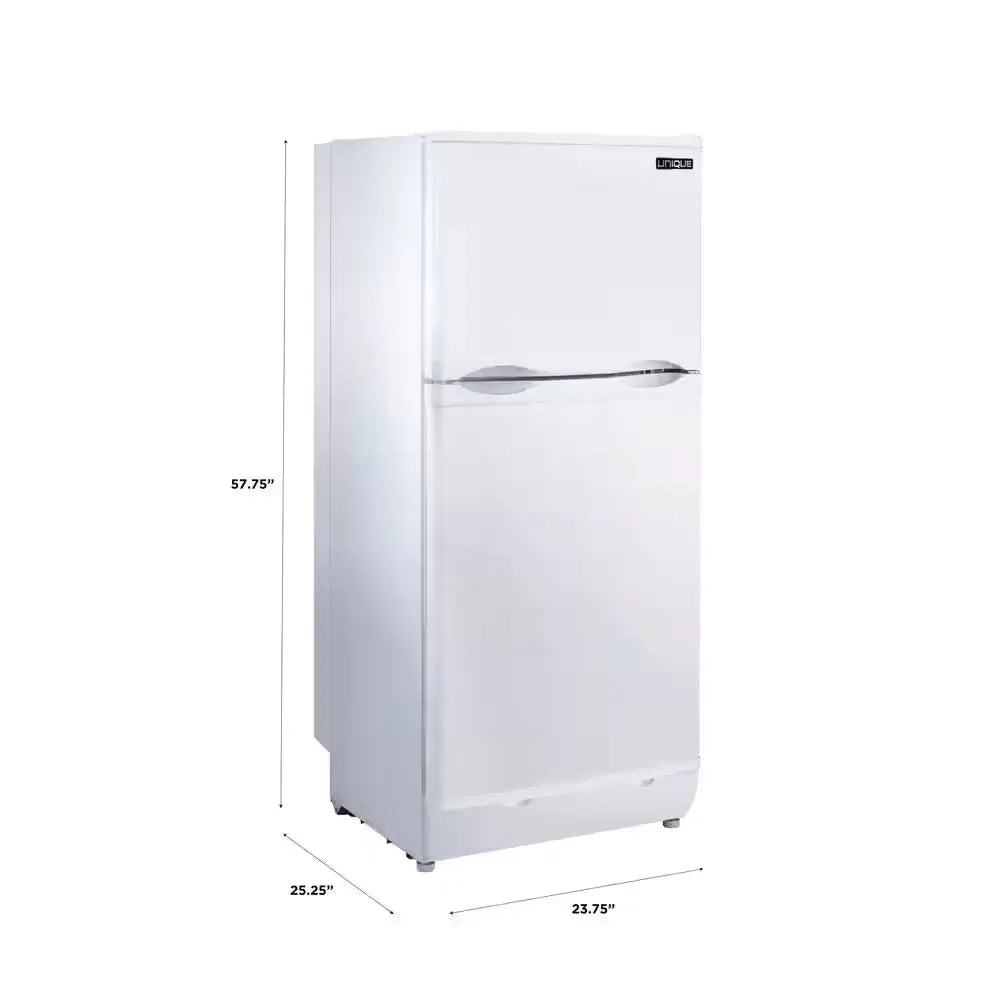 Off-Grid 23.8 In. 6 Cu. Ft. Propane Top Freezer Refrigerator in White | Fridge.com