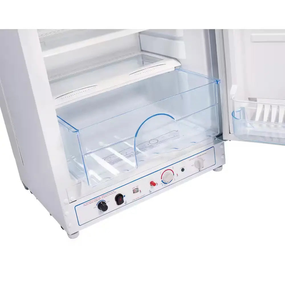 Off-Grid 23.8 In. 6 Cu. Ft. Propane Top Freezer Refrigerator in White | Fridge.com