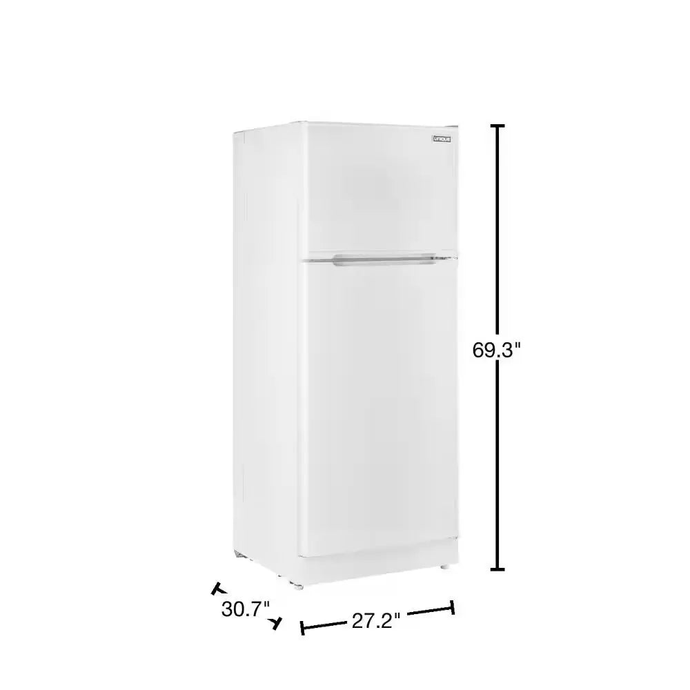 Off-Grid 27.2 In. 14 Cu. Ft. Propane Top Freezer Refrigerator in White | Fridge.com