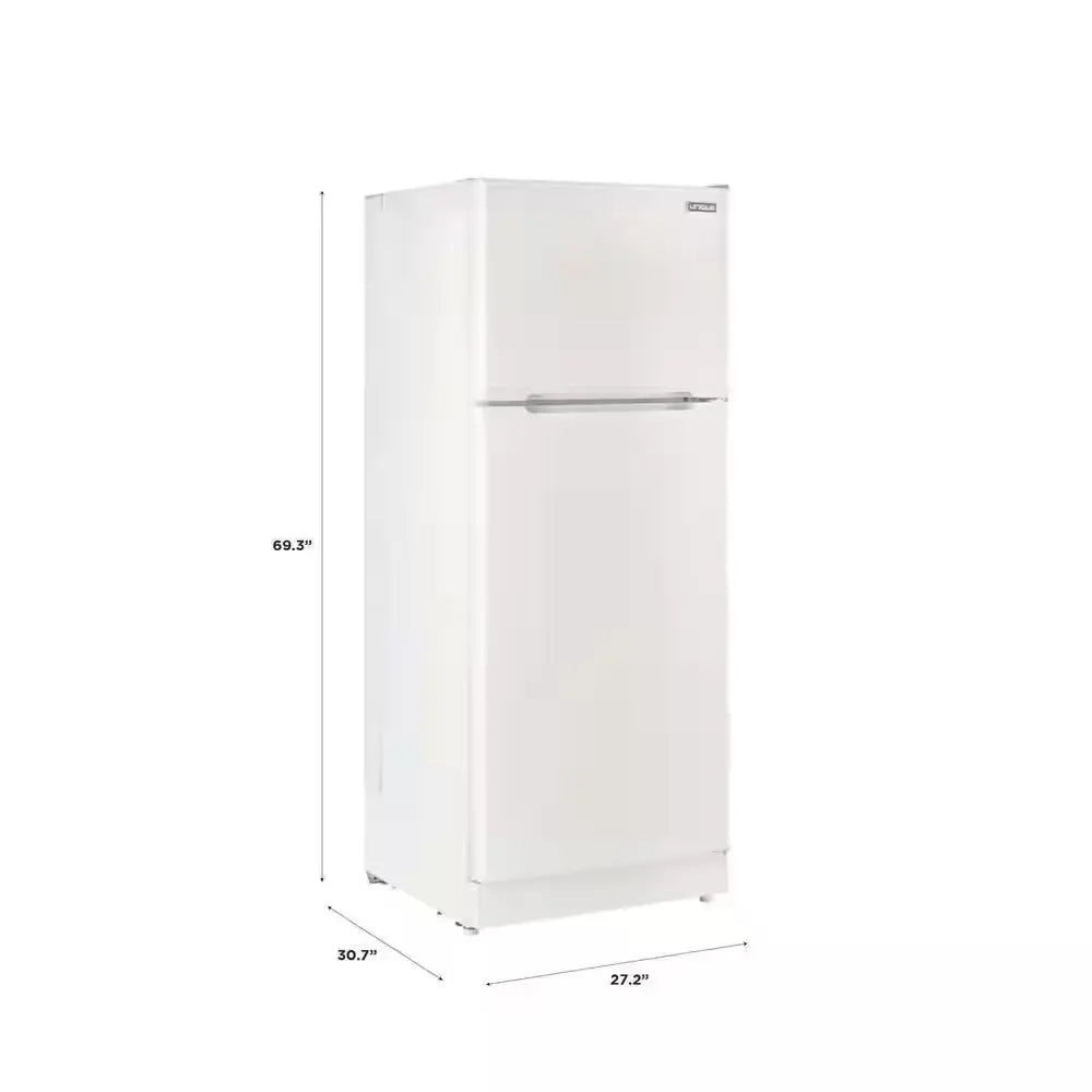 Off-Grid 27.2 In. 14 Cu. Ft. Propane Top Freezer Refrigerator in White | Fridge.com