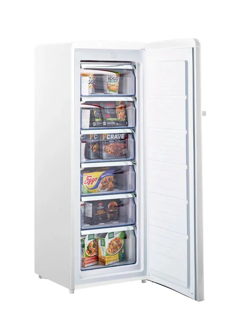 Off-Grid Classic Retro 21" Solar Powered DC 6 Cu. Ft. Freestanding Upright Freezer | Fridge.com