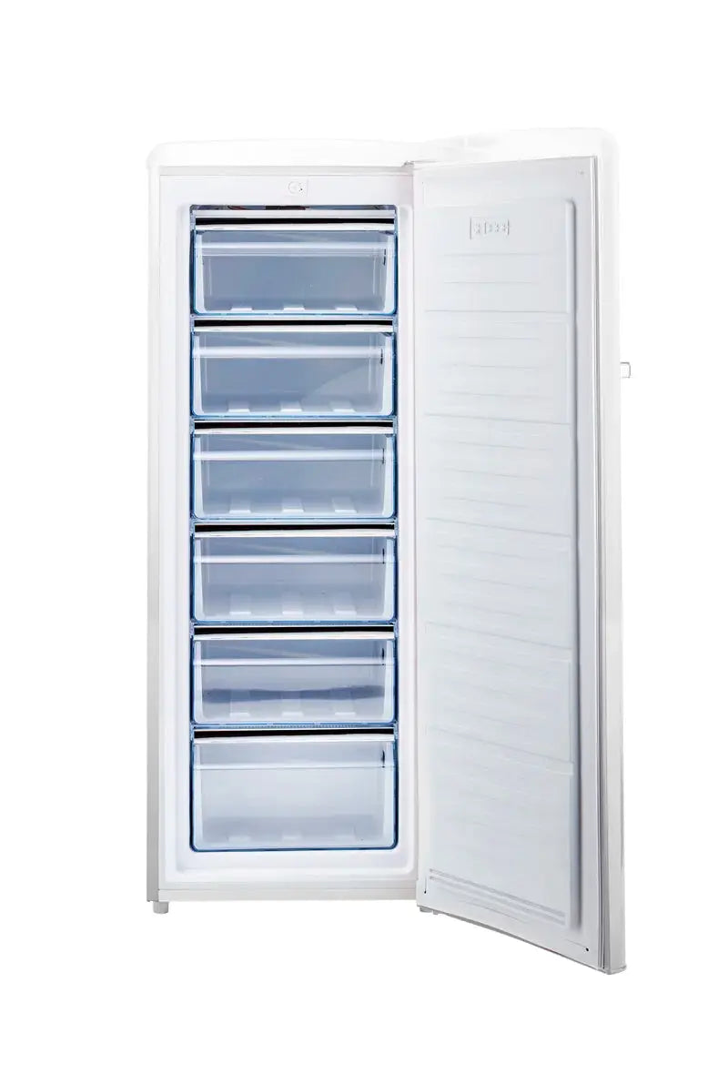 Off-Grid Classic Retro 21" Solar Powered DC 6 Cu. Ft. Freestanding Upright Freezer | Fridge.com