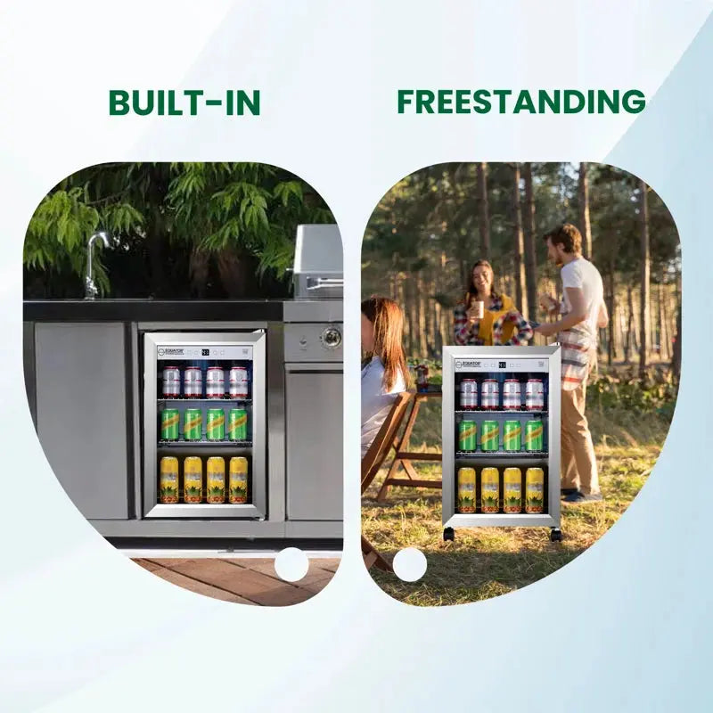 Outdoor Refrigerator 17 Width All-Refrigerator 2.3 Cu. Ft. Refrigerator | Fridge.com