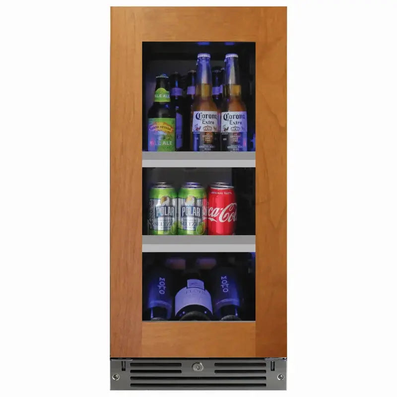 Panel 66 Cans (12 Oz.) Built-In Beverage Refrigerator with Wine Storage | Fridge.com