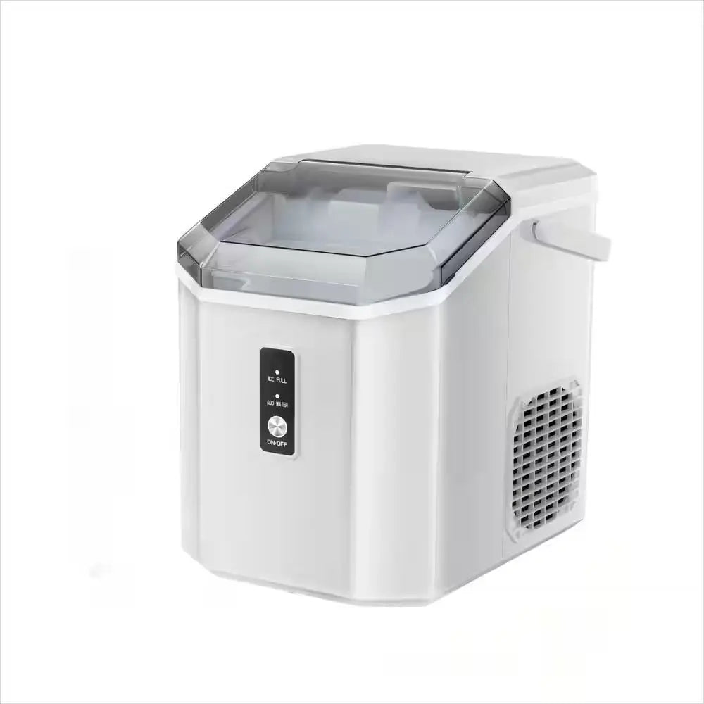 8.66 In. 33 Lbs. Portable Countertop Nugget/Pebble Ice Maker in Black | Fridge.com