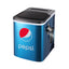 Pepsi 26 Lbs. Stainless Steel Ice Maker, Built in Bottle Opener - Blue | Fridge.com