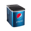 Pepsi 26 Lbs. Stainless Steel Ice Maker, Built in Bottle Opener - Blue | Fridge.com