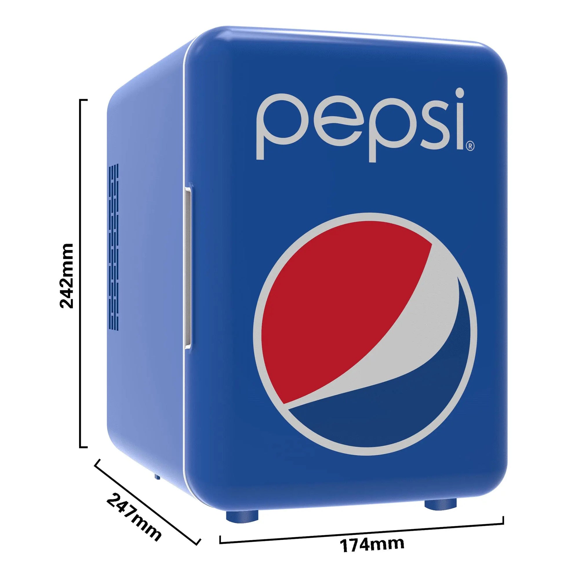 Pepsi, 6 Can Mini Personal Fridge Cooler, Blue | Fridge.com