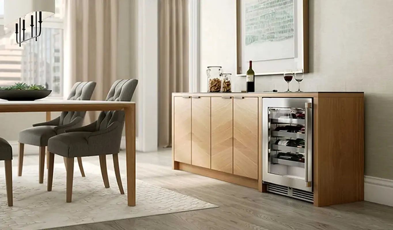 Perlick 23.875'' 20 Bottle Single Zone Built-In Wine Refrigerator | Fridge.com