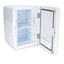 Personal Chiller 6L Mini Fridge Beauty & Skincare Refrigerator, Glass Door, White, 10.6"X11.7"X7.7" | Fridge.com