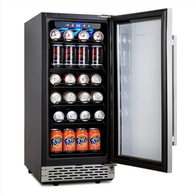 Phiestina 96 Cans (12 Oz.) Freestanding Beverage Refrigerator | Fridge.com