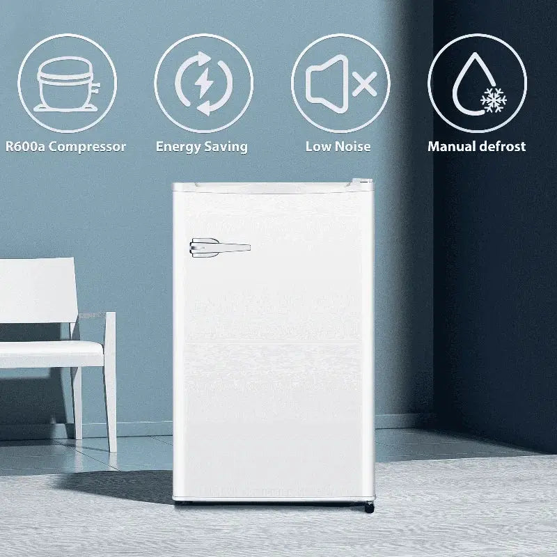 Portable 2.3 Cubic Feet Frost-Free Upright Freezer with Adjustable Temperature Controls | Fridge.com