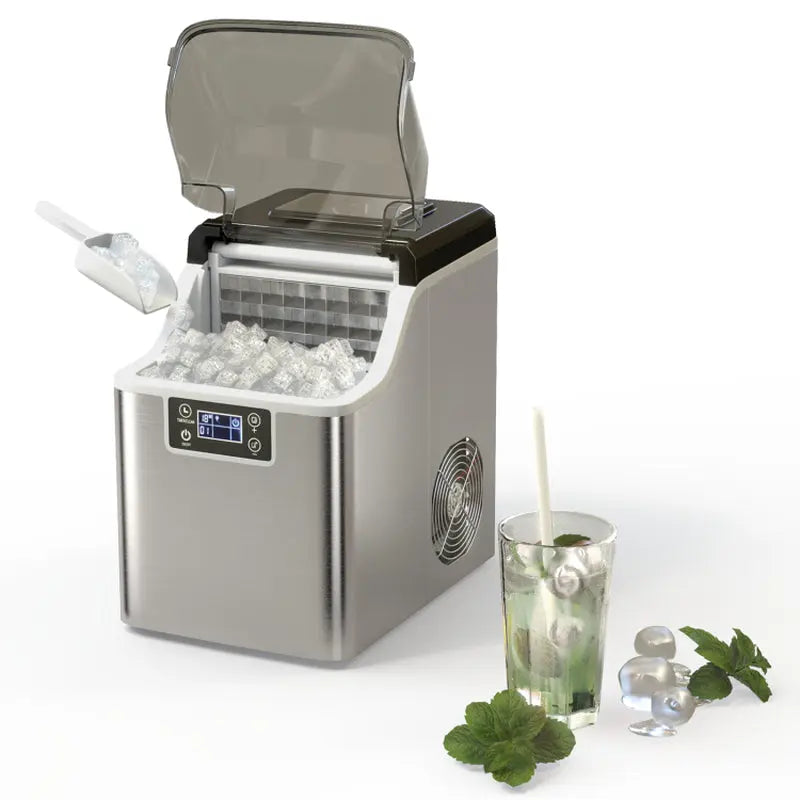 Portable Countertop Ice Maker with Ice Scoop and Basket | Fridge.com