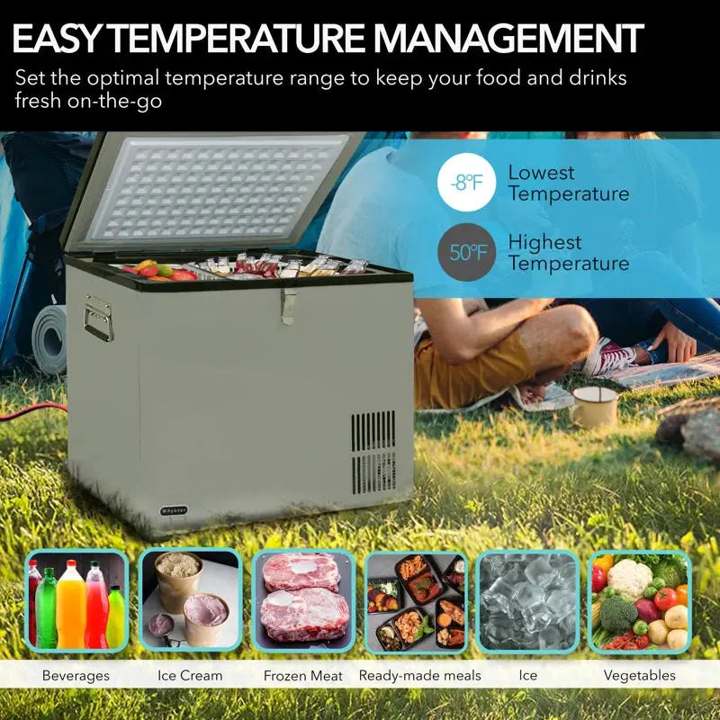 Portable Freezer with Adjustable Temperature Controls | Fridge.com