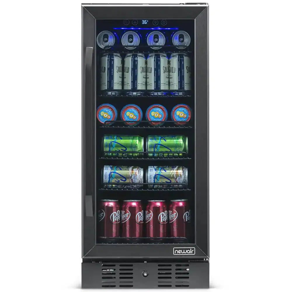 15 In. 96 (12 Oz.) Can Built-In Beverage Cooler Fridge W/ Precision Temp Controls, Adjustable Shelves, Stainless Steel | Fridge.com