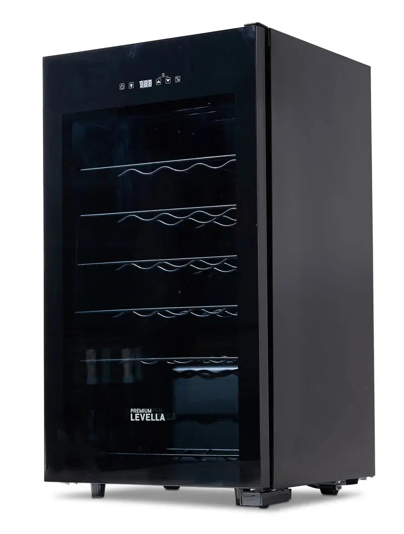 Premium Levella 18.9'' 33 Bottle Single Zone Freestanding Wine Refrigerator | Fridge.com