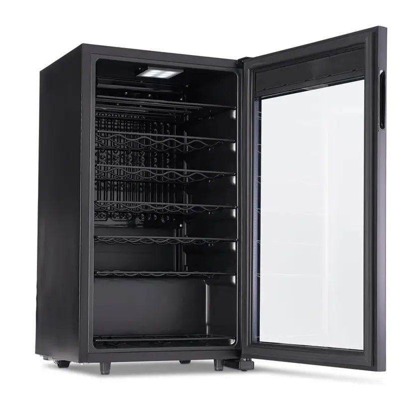 Premium Levella 18.9'' 33 Bottle Single Zone Freestanding Wine Refrigerator | Fridge.com