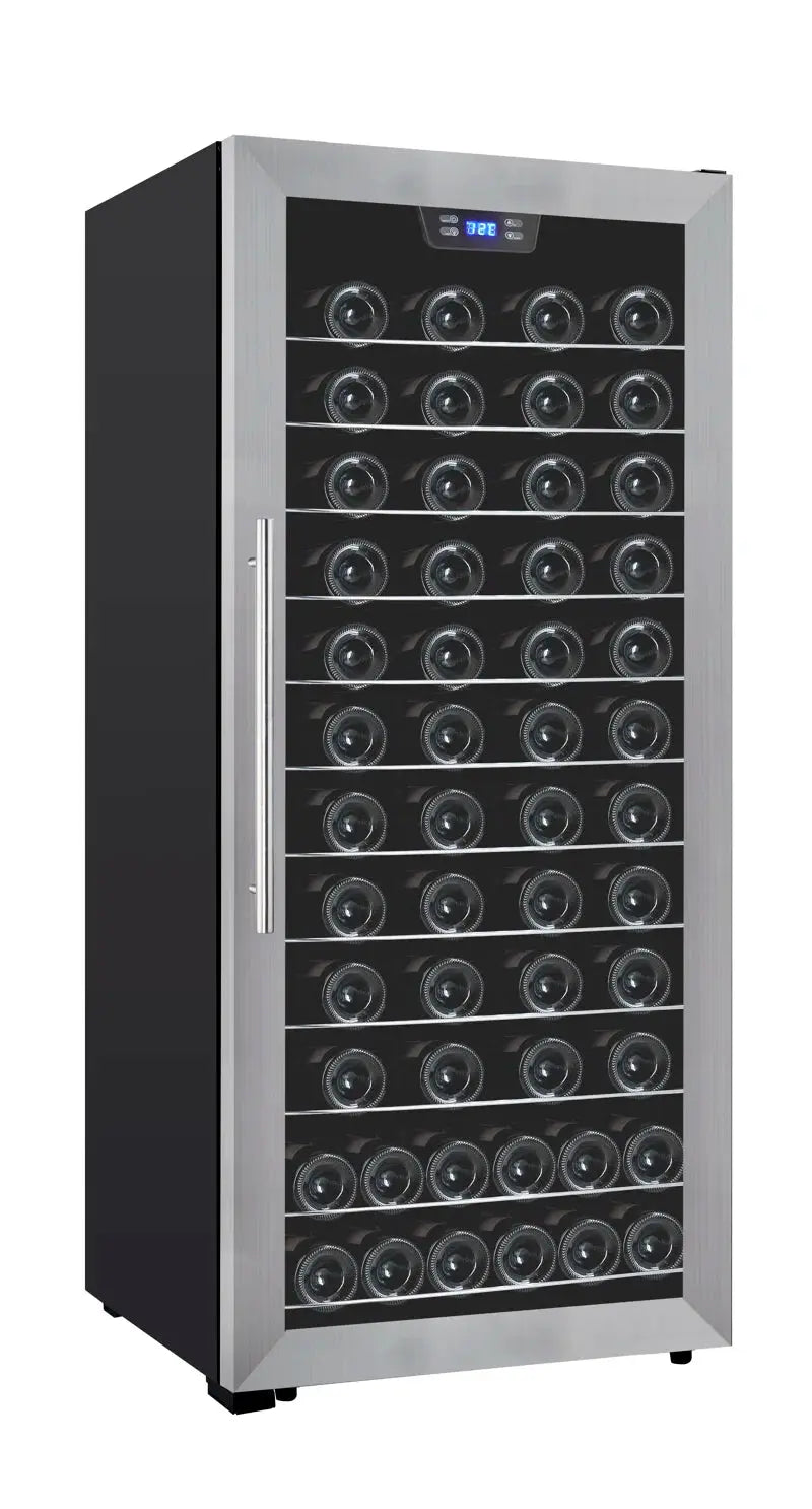 Premium Levella 21.65'' 94 Bottle Single Zone Freestanding Wine Refrigerator | Fridge.com