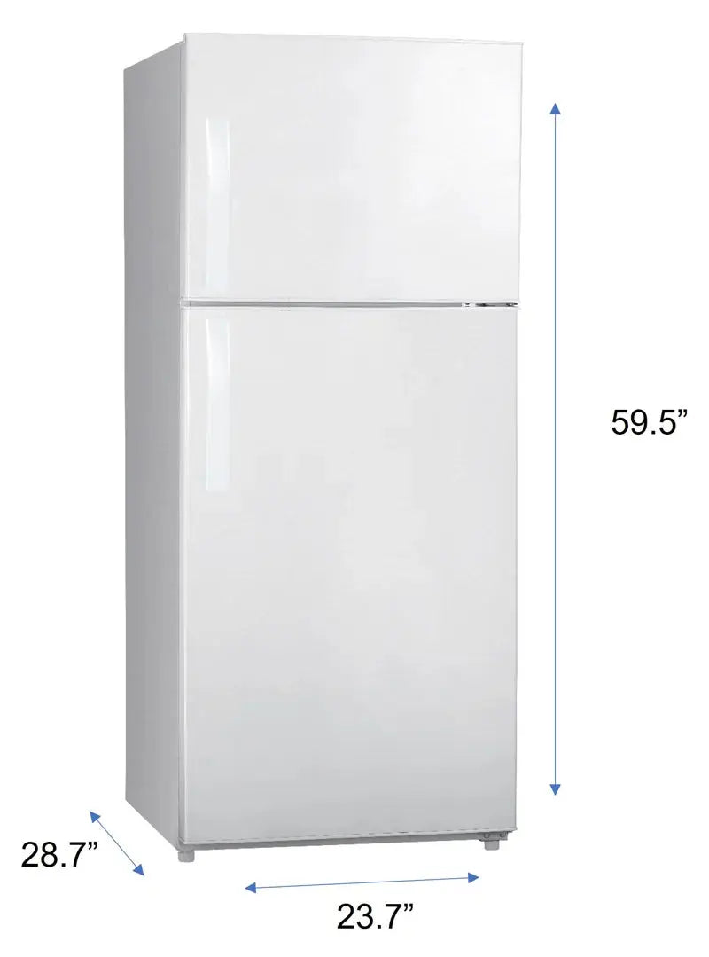 Premium Levella 24" 11.6 Cubic Feet Top Freezer Refrigerator | Fridge.com