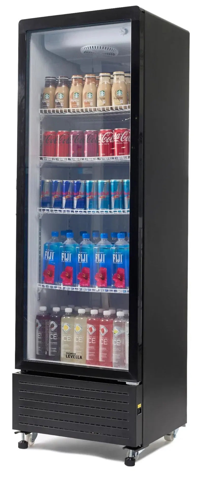 Premium Levella 315 Cans (12 Oz.) Black 10 Cu. Ft. Beverage Refrigerator | Fridge.com