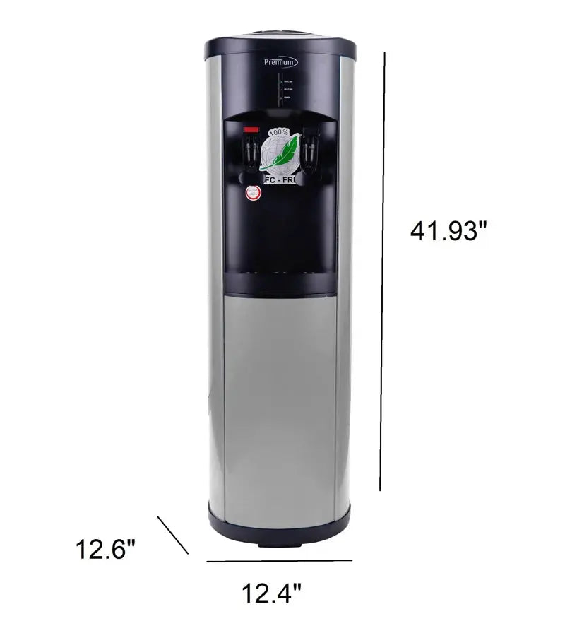 Premium Levella Silver Free Standing Top Loading Water Dispenser | Fridge.com