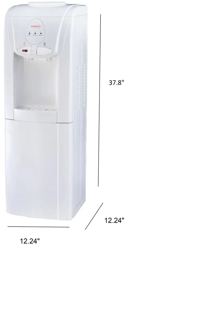 Premium Levella White Free Standing Top Loading Water Dispenser | Fridge.com