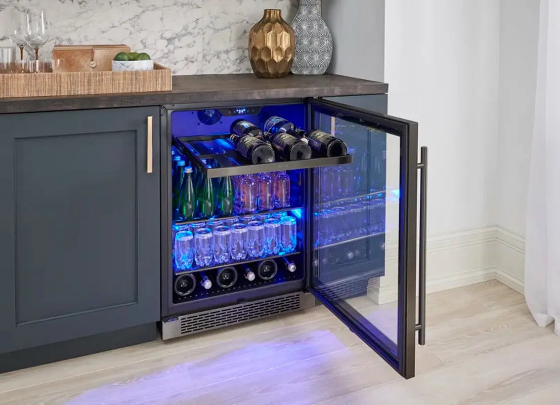 Presrv 24" 112 Cans (12 Oz.) Convertible Beverage Refrigerator with Wine Storage | Fridge.com