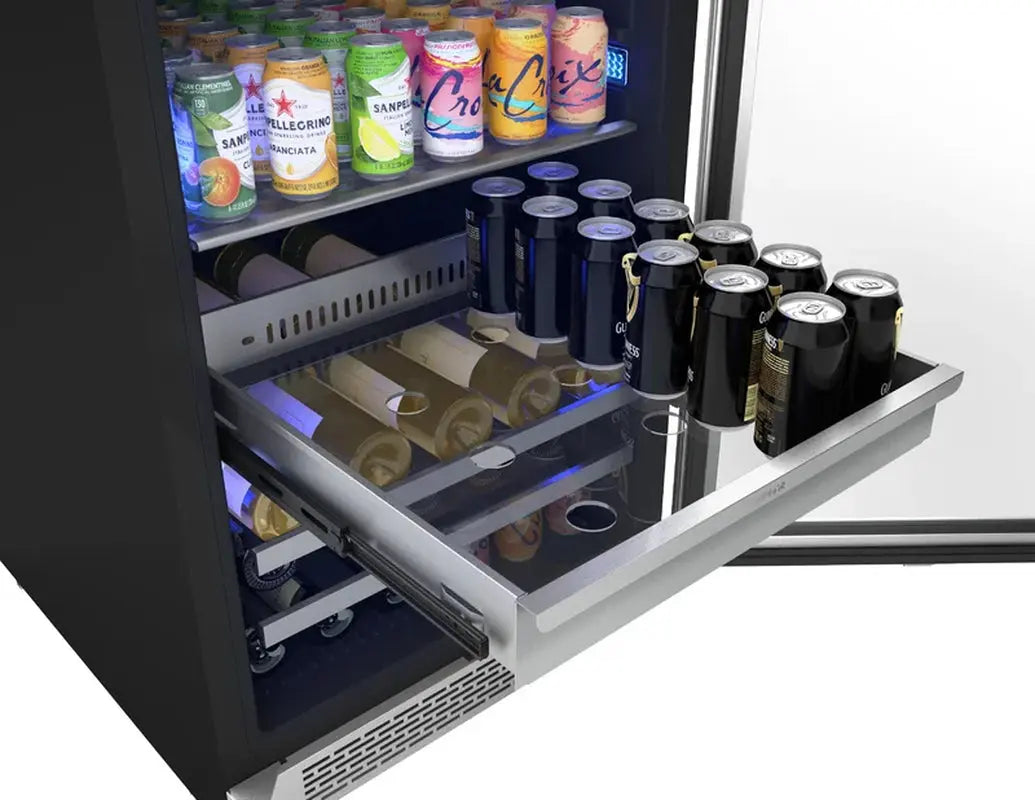 Presrv 24" 266 Cans (12 Oz.) Convertible Beverage Refrigerator with Wine Storage | Fridge.com