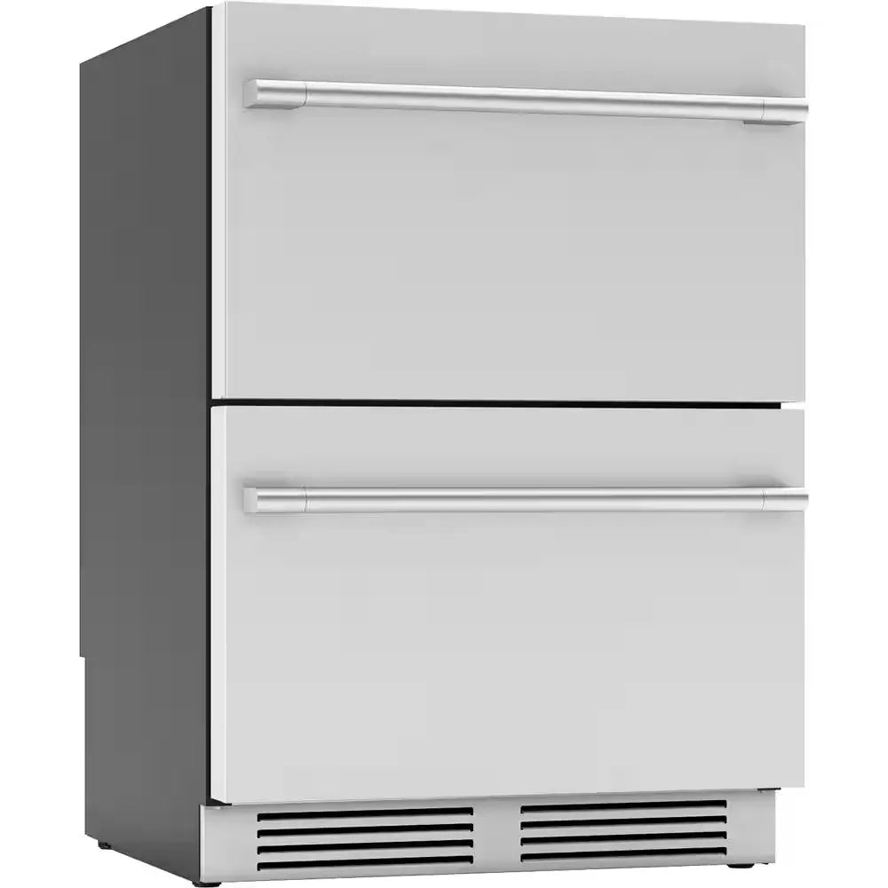 Presrv 5.1 Cu. Ft. Stainless Steel Dual Zone Refrigerator Drawers | Fridge.com