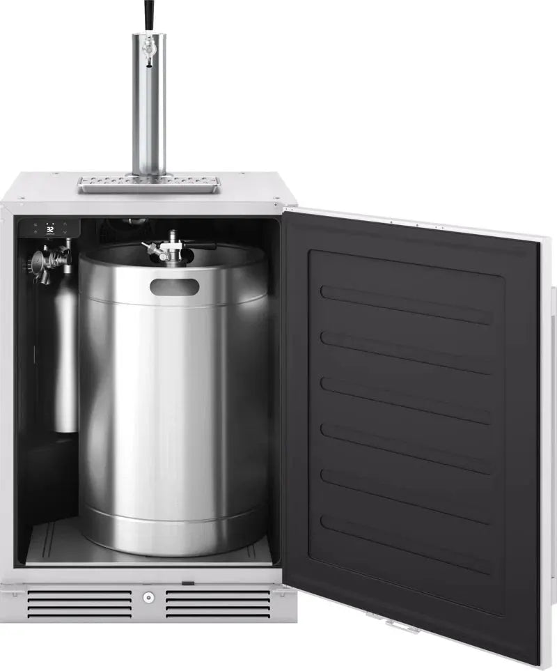 Presrv 5.6 Cu. Ft. Convertible Outdoor Beer Kegerator in Stainless Steel with Single Tap and 107-Can Beverage Storage | Fridge.com