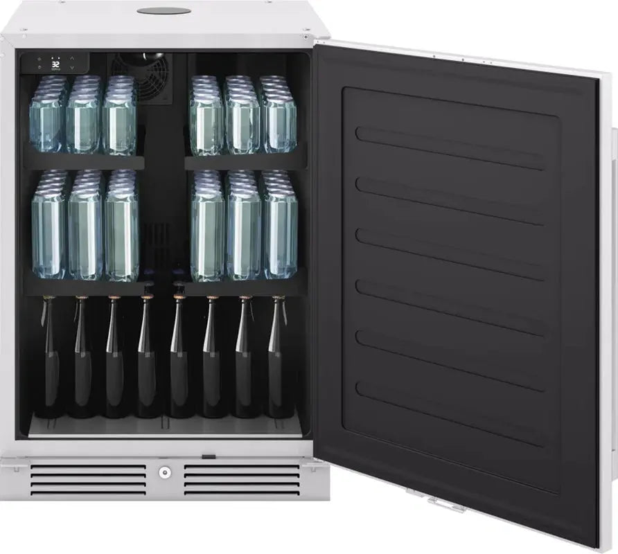 Presrv 5.6 Cu. Ft. Convertible Outdoor Beer Kegerator in Stainless Steel with Single Tap and 107-Can Beverage Storage | Fridge.com