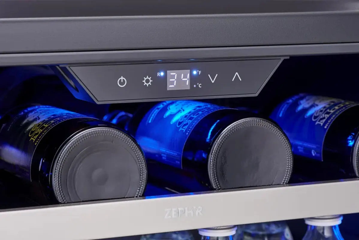 Presrv Pro 24 In. 7-Bottle and 112-Can Single Zone Beverage Cooler | Fridge.com