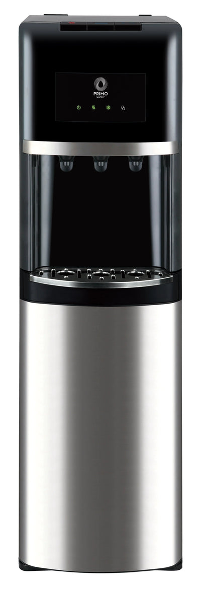 Primo Deluxe Bottom Load Black and Stainless Water Dispenser Model 900130 | Fridge.com