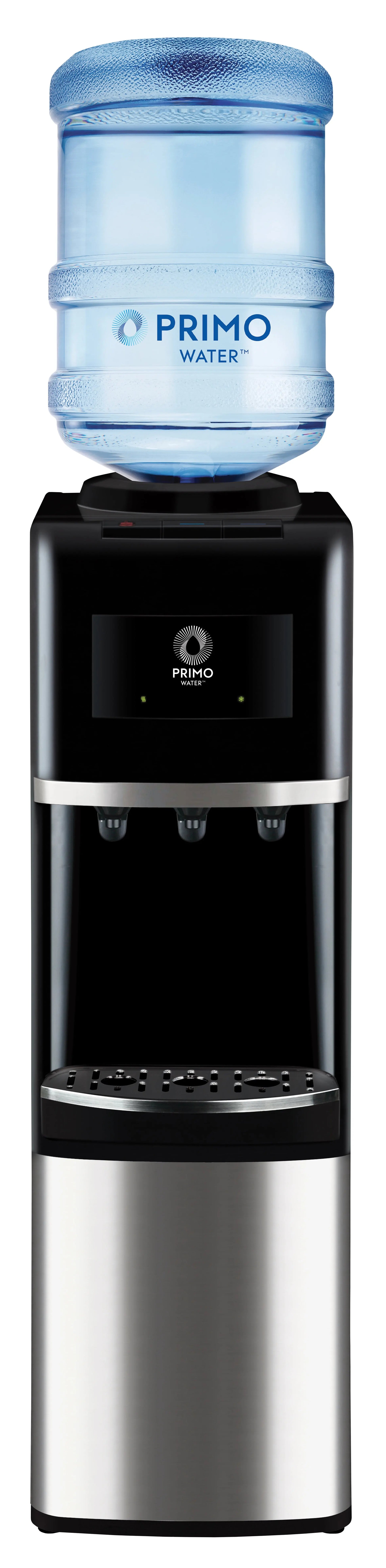 Primo Water Black and Stainless Top Load Water Dispenser 3 or 5 Gallon, Model 900127 | Fridge.com