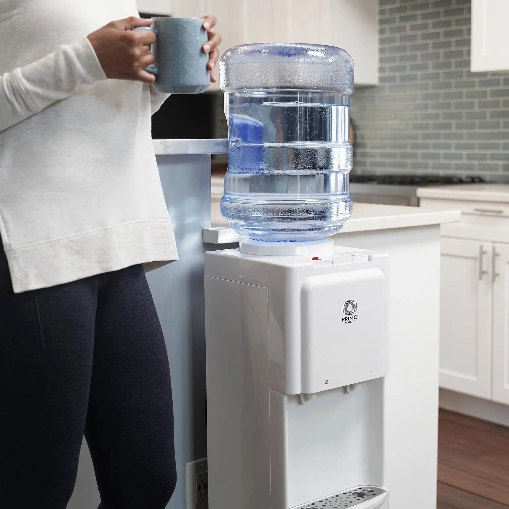 Primo® Water Dispenser Top Loading 36" Height, Hot and Cold Temperature, White 3 or 5 Gallon Model 601275 | Fridge.com