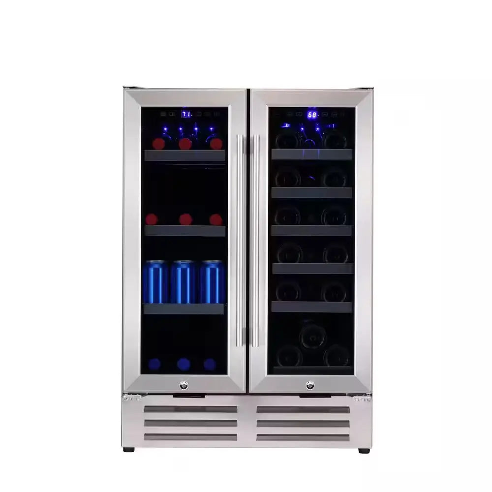 Pro-Style 23.4 in 18-Bottle Wine and 57 Can Beverage Cooler | Fridge.com