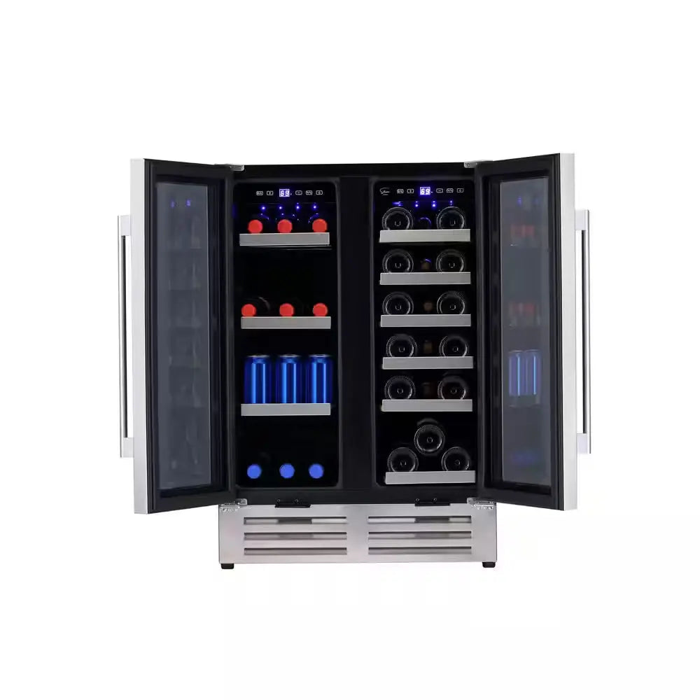 Pro-Style 23.4 in 18-Bottle Wine and 57 Can Beverage Cooler | Fridge.com