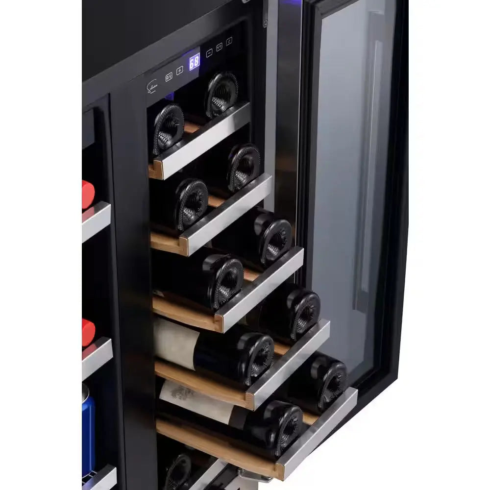 Pro-Style 23.4 in 18-Bottle Wine and 57 Can Beverage Cooler | Fridge.com