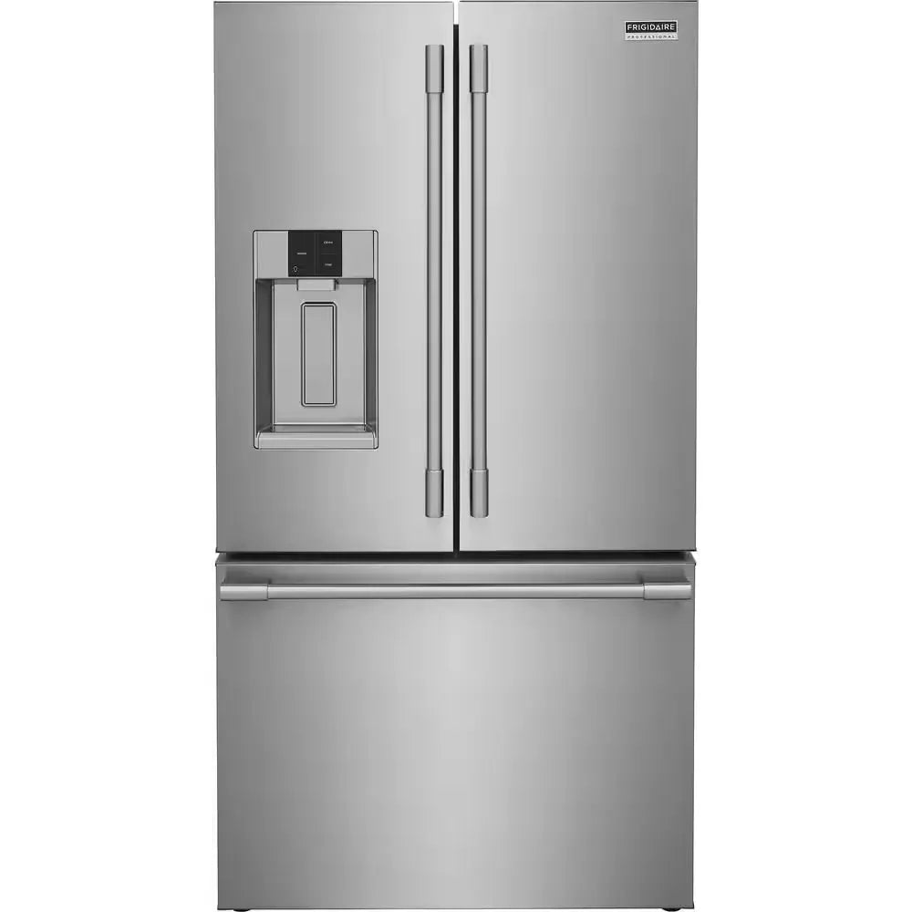 Professional 36 In. 22.6 Cu. Ft. Counter Depth French Door Refrigerator in Stainless Steel with Crispseal Technology | Fridge.com