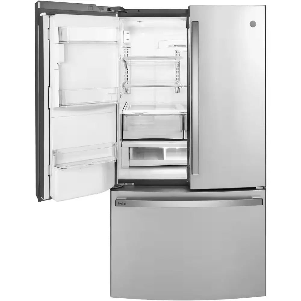 Profile 22.1 Cu. Ft. French Door Refrigerator with Door-In-Door in Fingerprint Resistant Stainless Steel, Counter Depth | Fridge.com