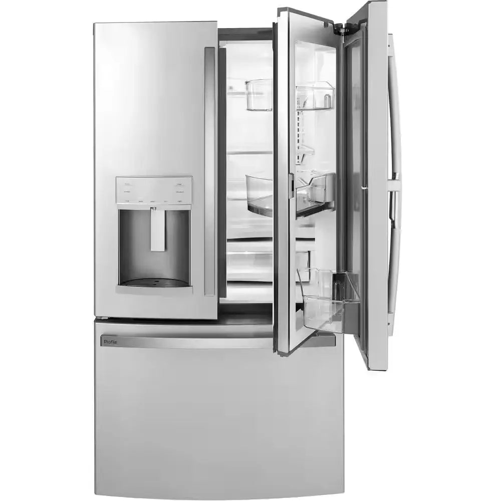 Profile 22.1 Cu. Ft. French Door Refrigerator with Door-In-Door in Fingerprint Resistant Stainless Steel, Counter Depth | Fridge.com