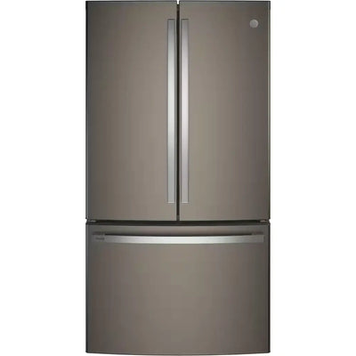 Profile 23.1 Cu. Ft. French Door Refrigerator in Fingerprint Resistant Slate, Counter Depth, ENERGY STAR | Fridge.com